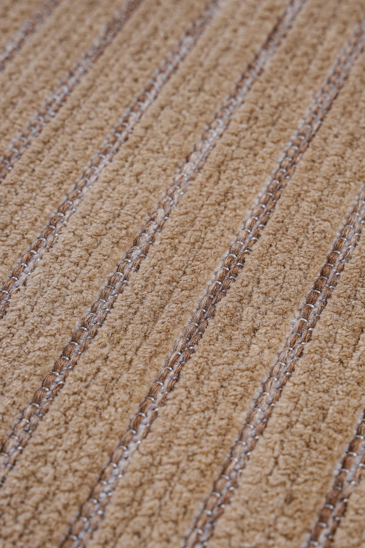 Ravi 1704A Bej Kaymaz Taban Yıkanabilir Yumuşak Dokulu Kilim - Detay 3