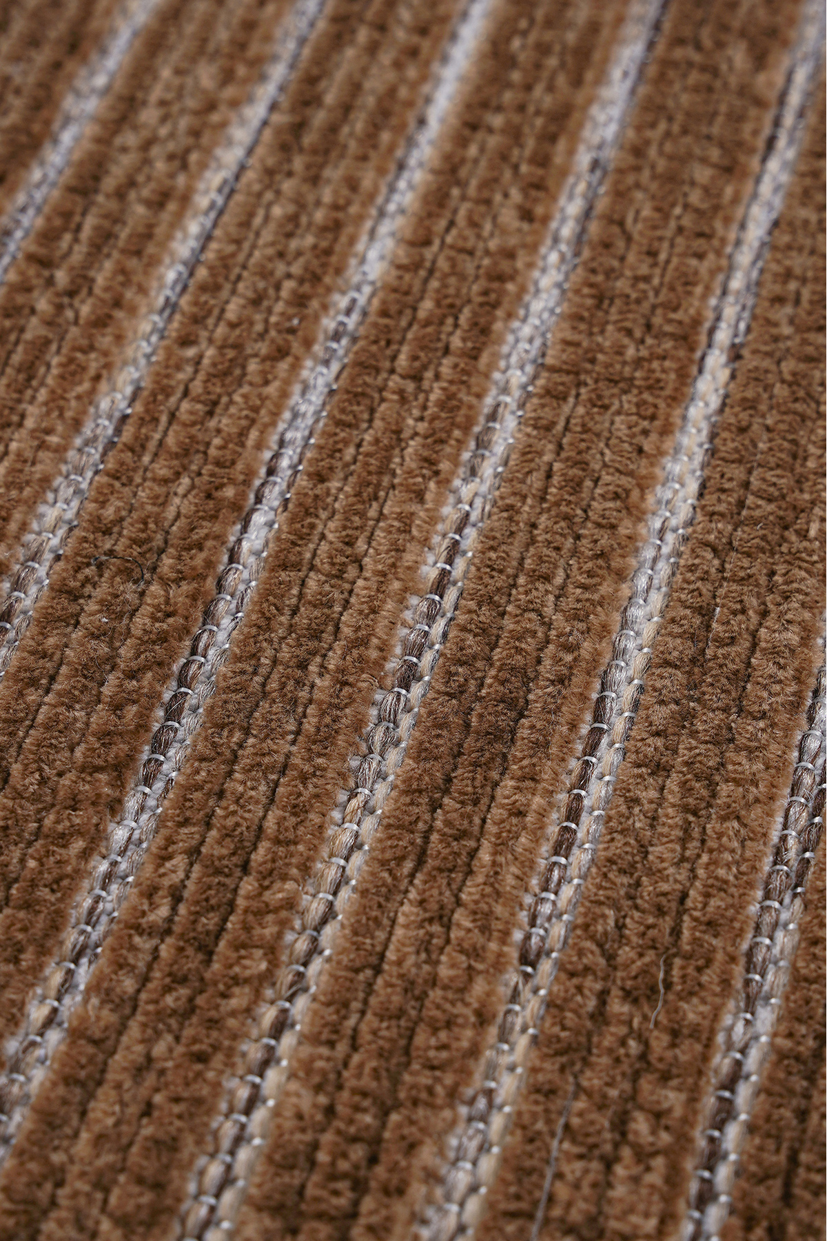 Ravi 1705A Vizon Kaymaz Taban Yıkanabilir Yumuşak Dokulu Kilim - Detay 3