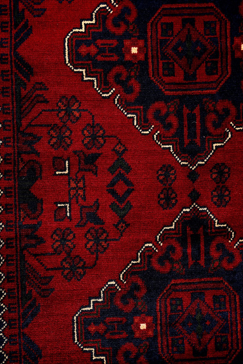 Afgan Khamyab El Dokuma Yün Halı - Detay 3