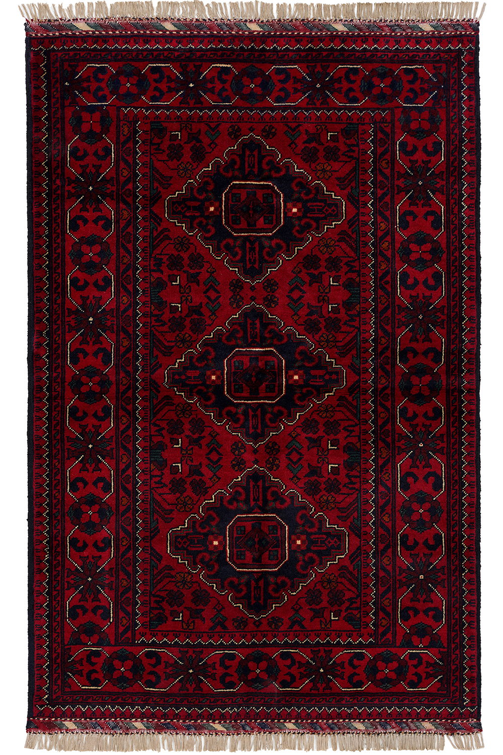 Afgan Khamyab El Dokuma Yün Halı