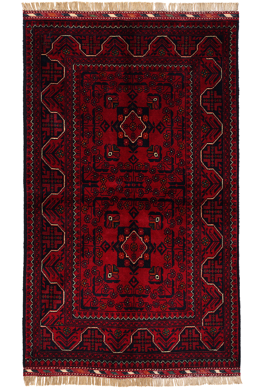 Afgan Khamyab El Dokuma Yün Halı