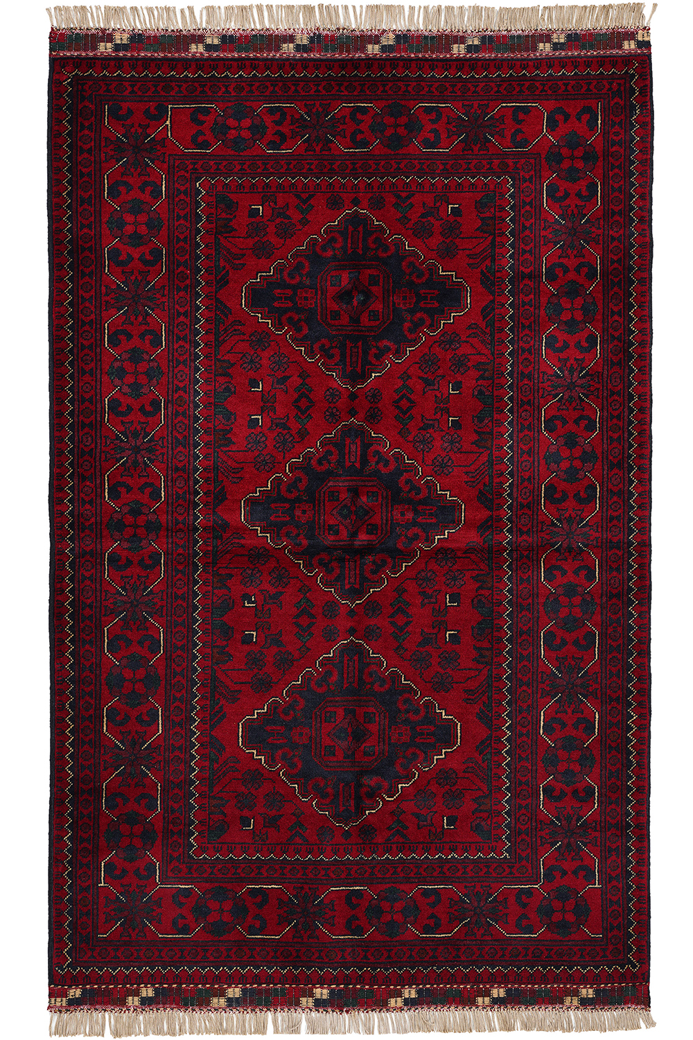 Afgan Khamyab El Dokuma Yün Halı