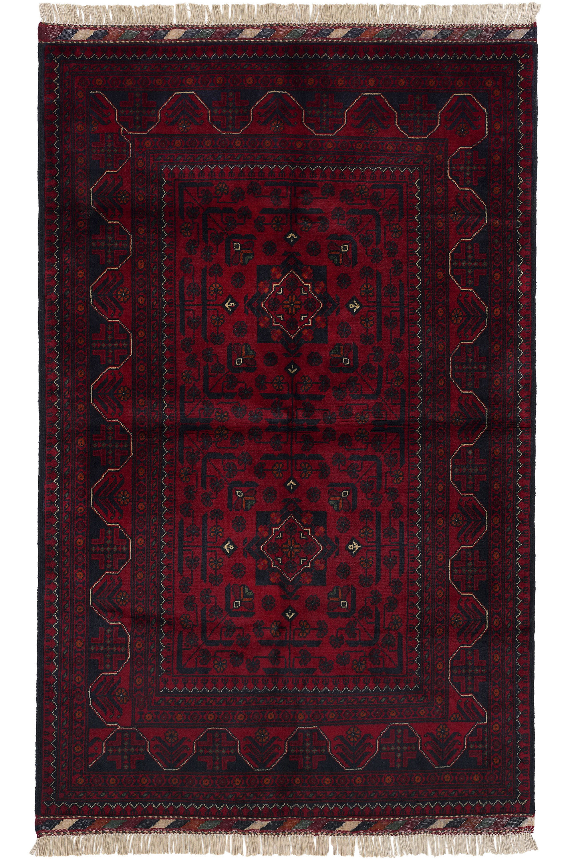 Afgan Khamyab El Dokuma Yün Halı