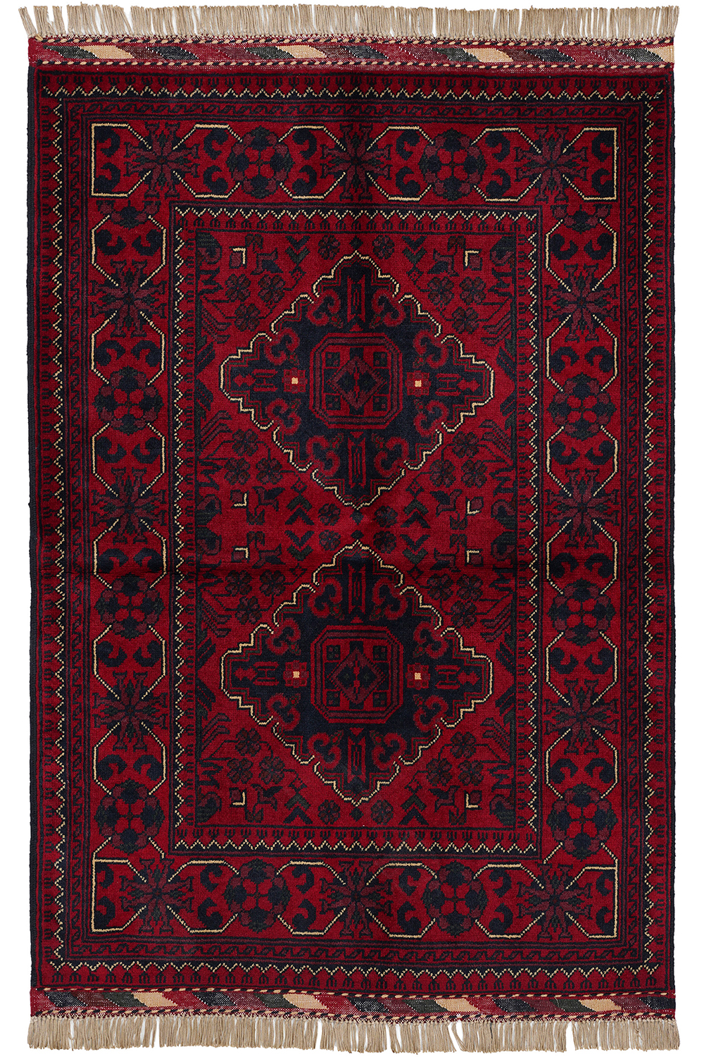 Afgan Khamyab El Dokuma Yün Halı