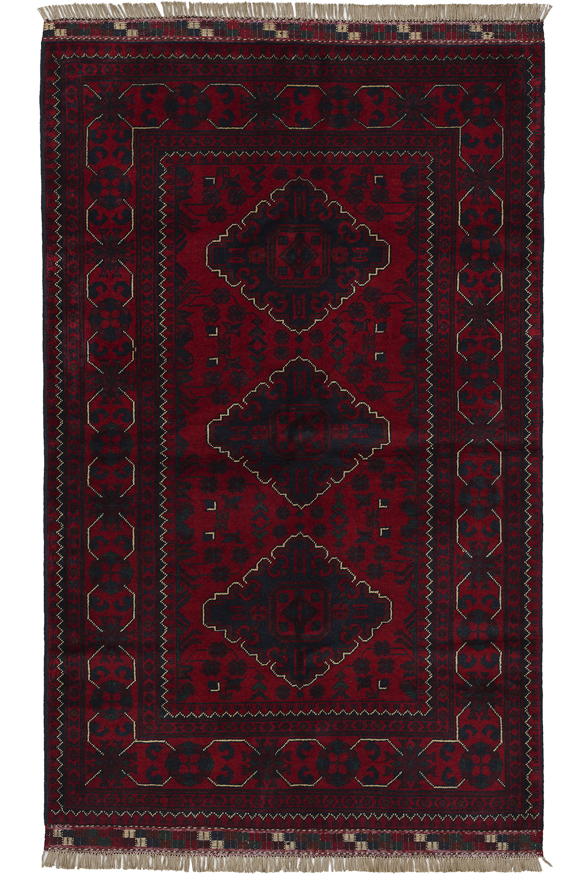 Afgan Khamyab El Dokuma Yün Halı