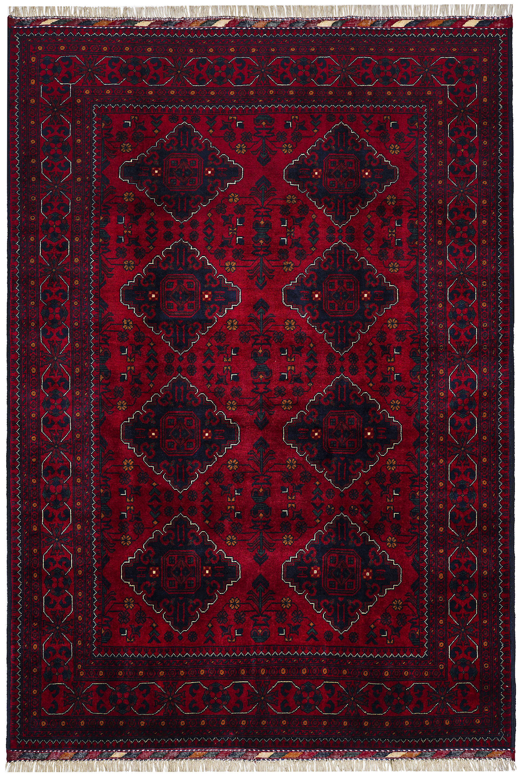 Afgan Khamyab El Dokuma Yün Halı