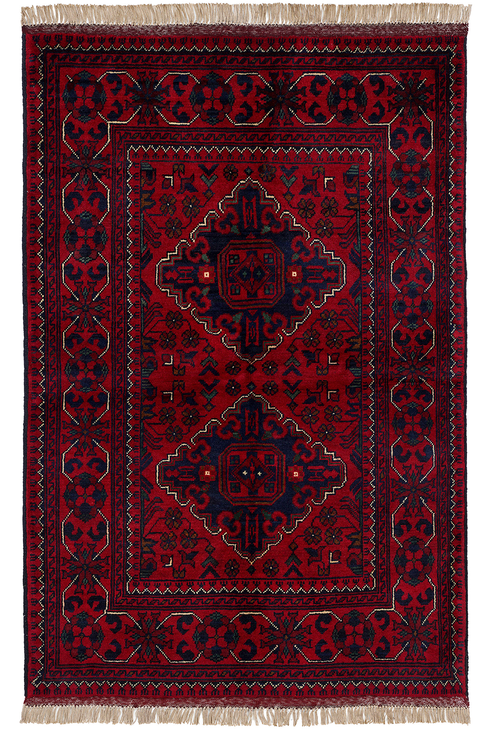 Afgan Khamyab El Dokuma Yün Halı