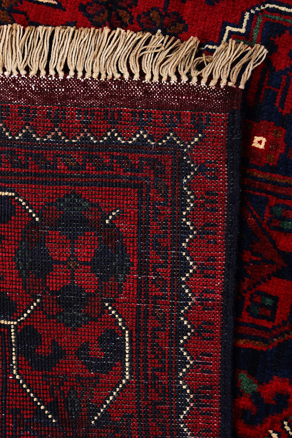 Afgan Khamyab El Dokuma Yün Halı - detay