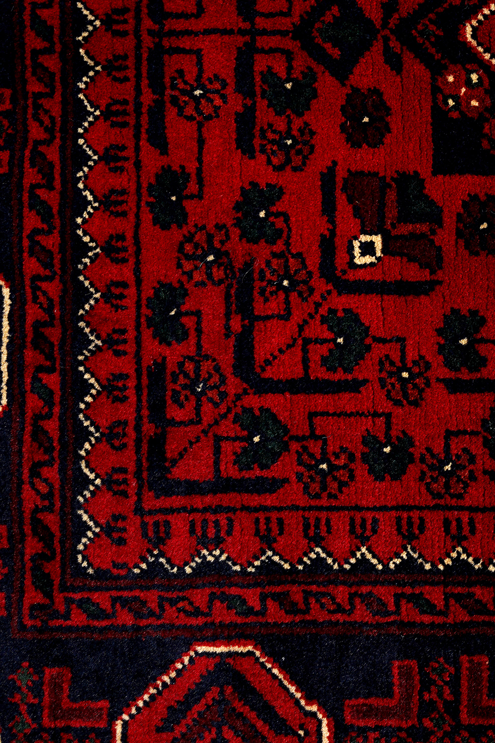 Afgan Khamyab El Dokuma Yün Halı - Detay 3