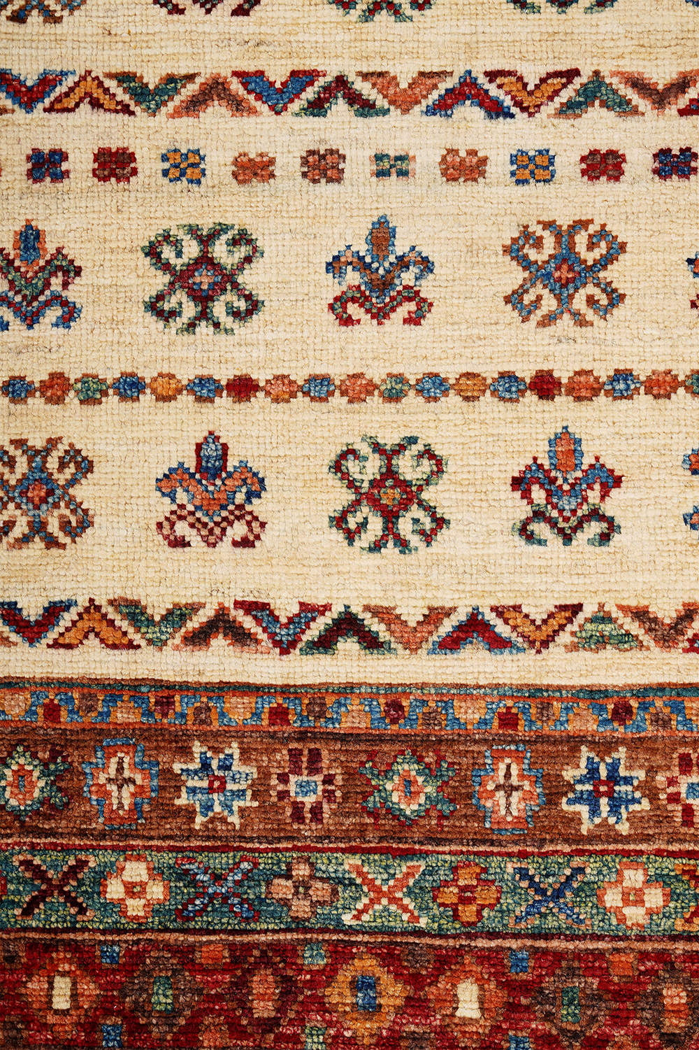 SHB Afgan Orjin El Dokuma Yün Halı - Detay 3