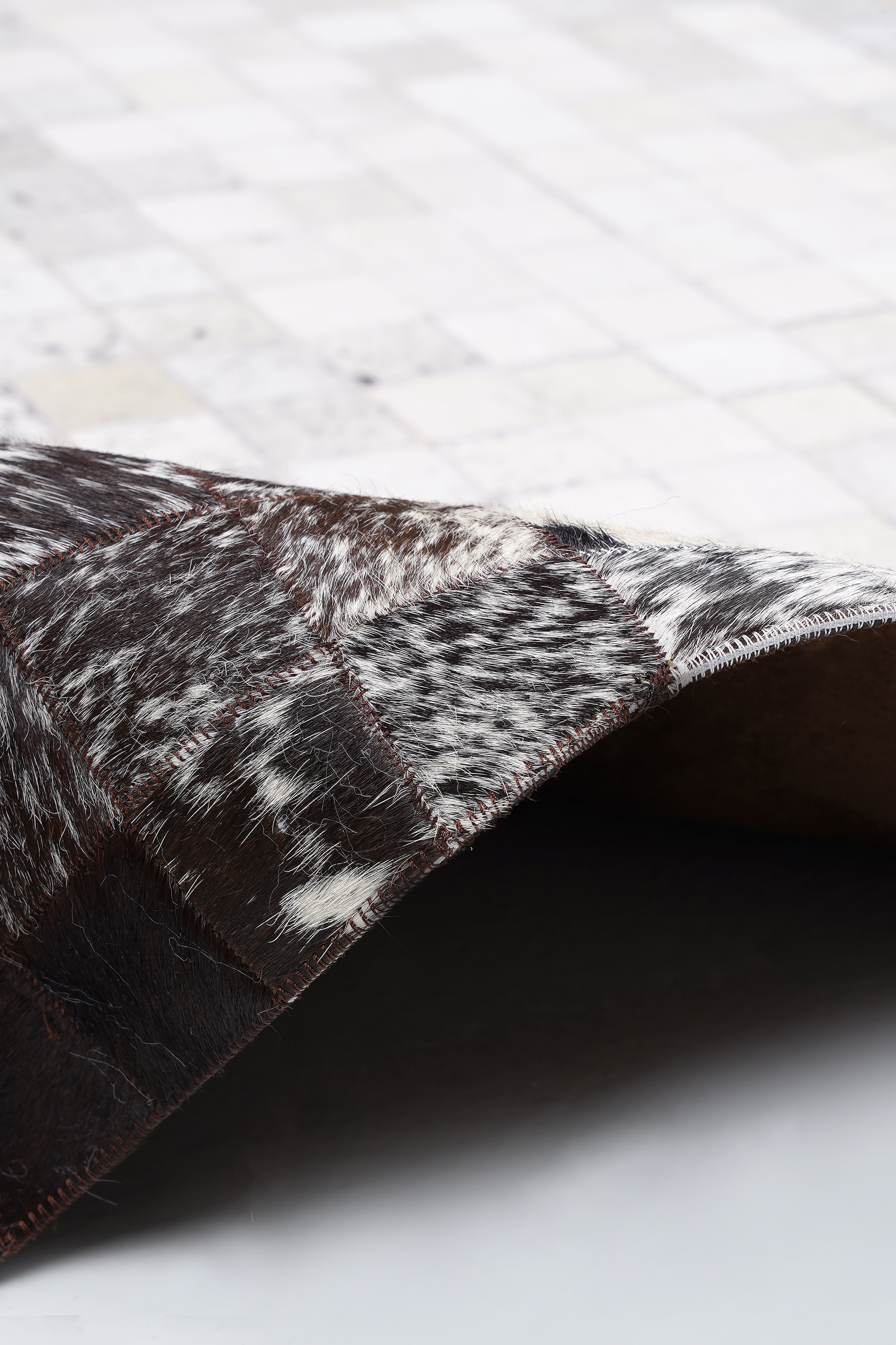 Naar Halı Tay Deri Patchwork El Yapımı Dekoratif Halı