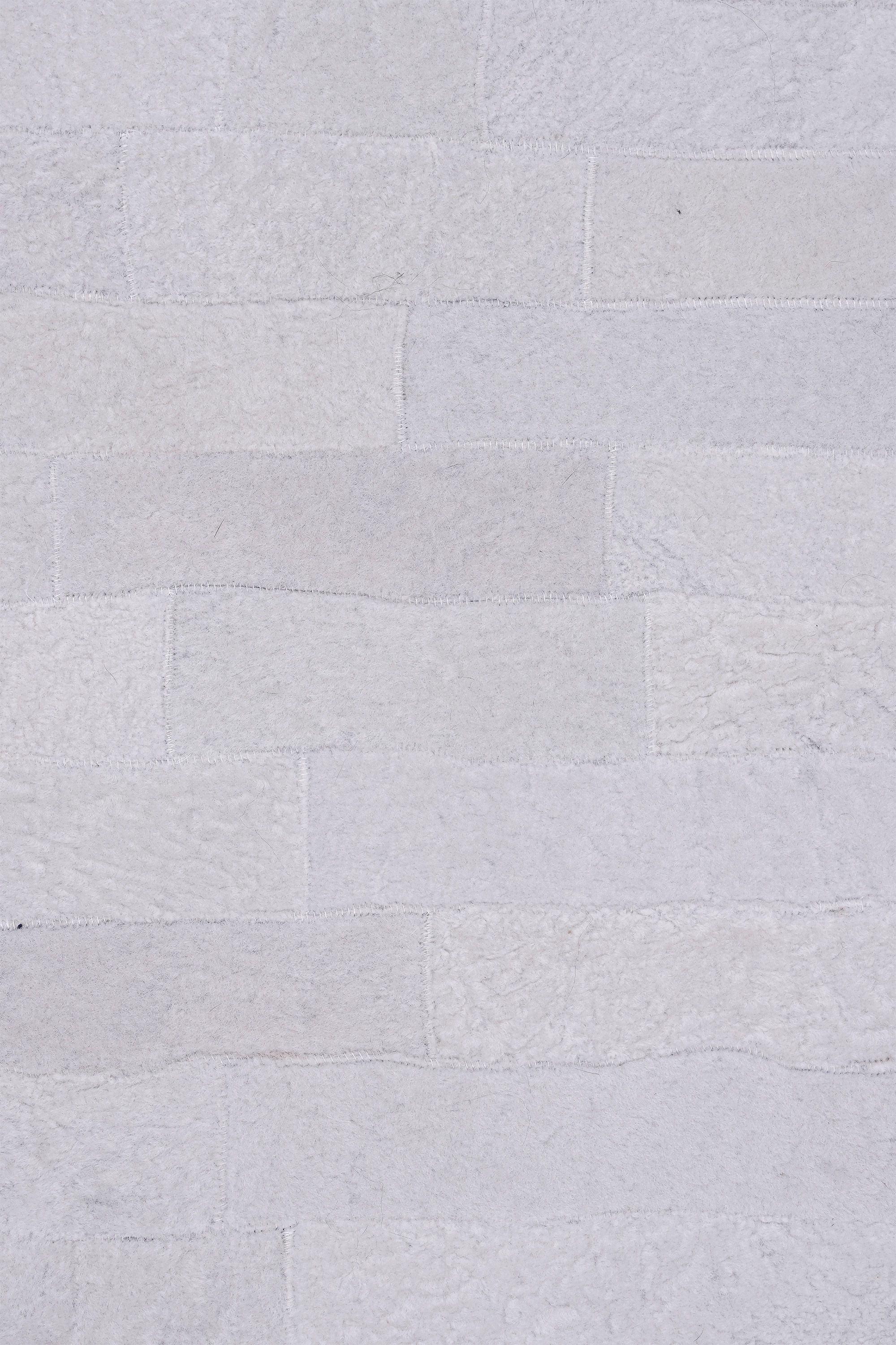 Naar Halı Astragan Deri Patchwork El Yapımı Dekoratif Halı - detay