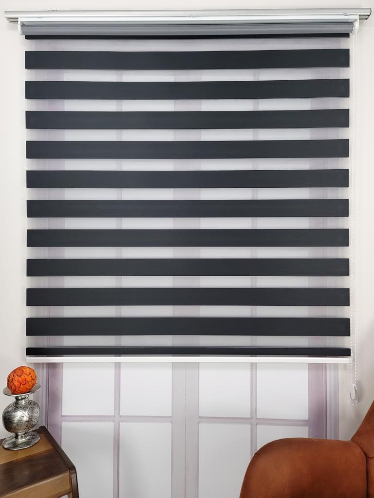 BBB Düz Renk Stor Zebra Perde Sert Plastik Kasalı görsel