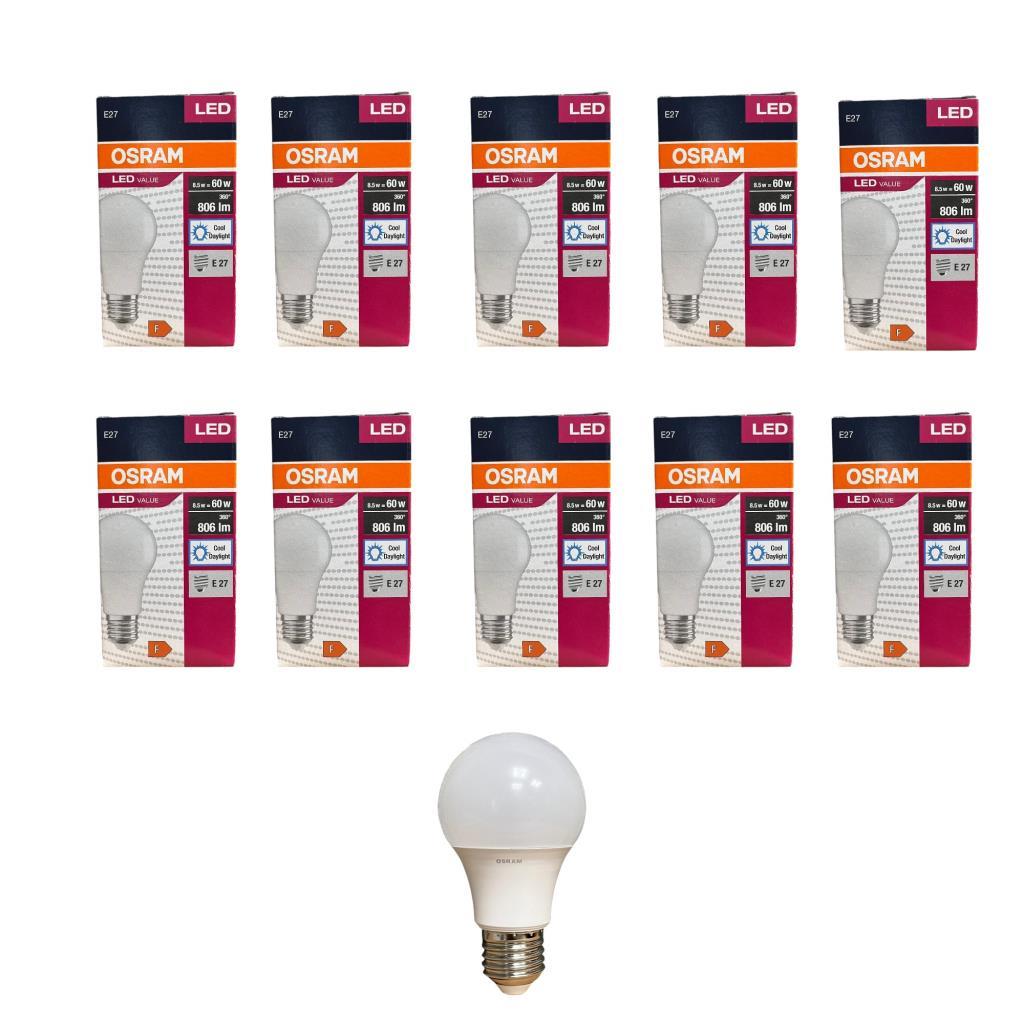 osram-8,5-watt-led-ampul-e27-10-adet