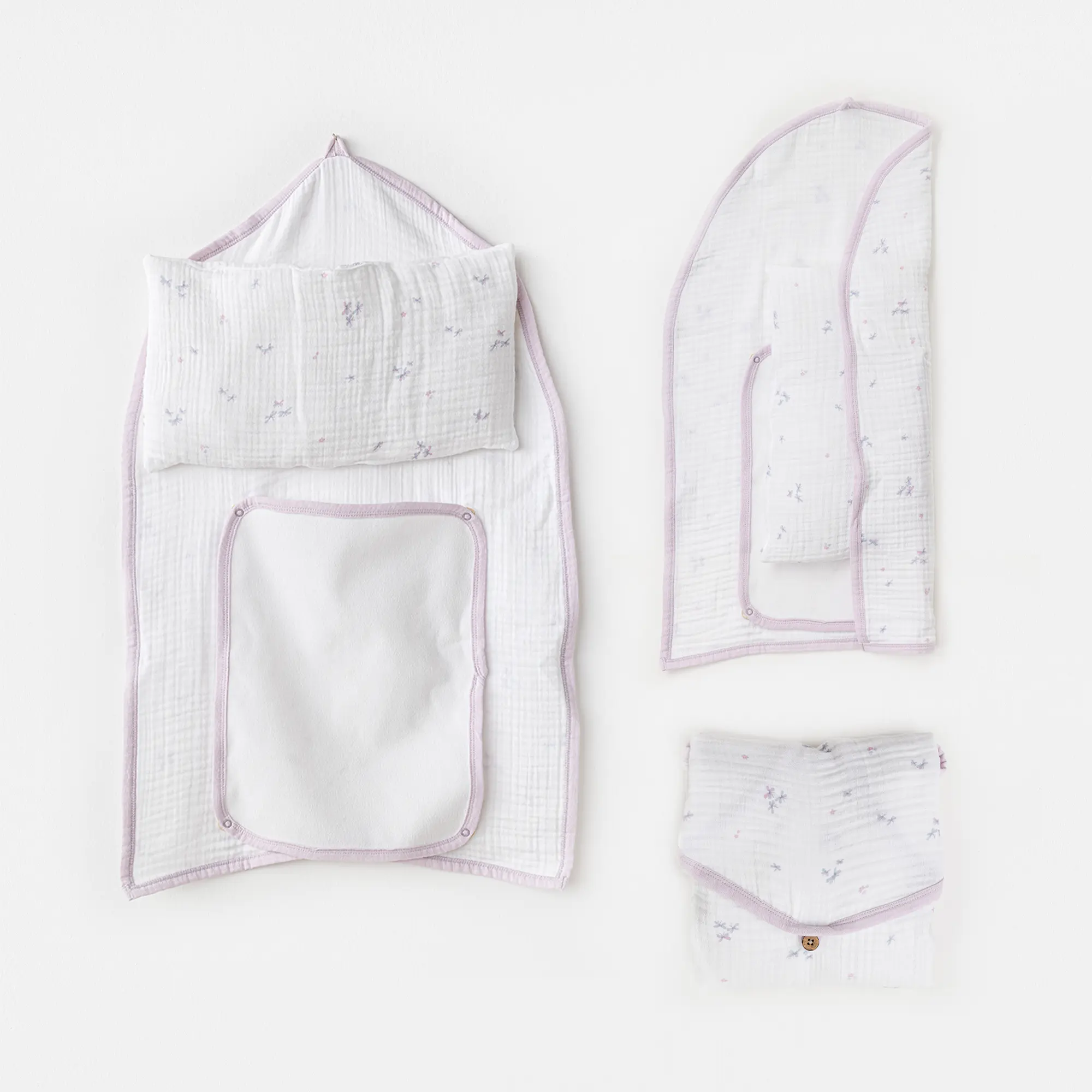 Andywawa AC25583 Magical Butterfly Müslin Alt Açma White