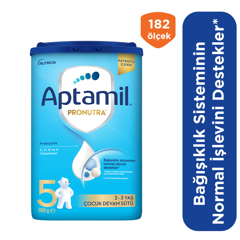 Aptamil Çocuk Devam Sütü Maması No5 2 Yaş+ 800 Gr