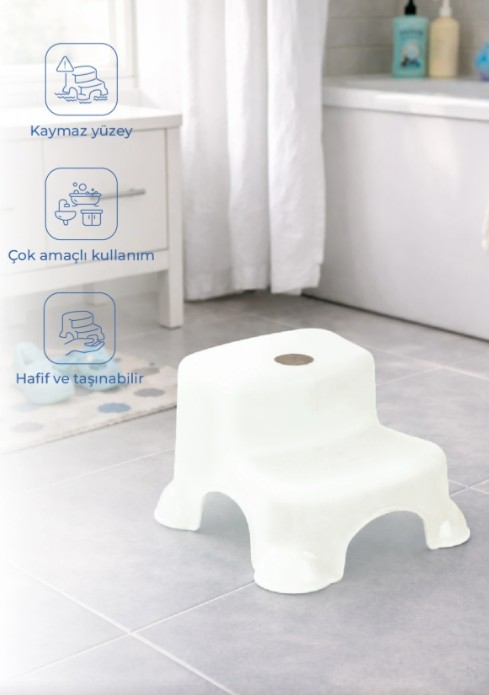 BabyJem Çok Amaçlı Katlı Basamak 516 (Yeni) Kum Beji