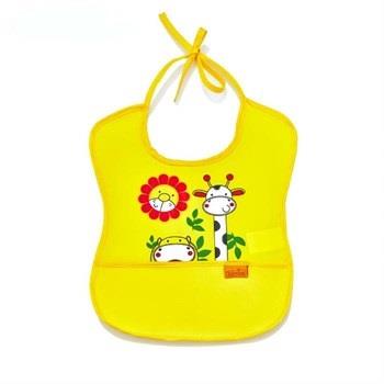BabyJem Poli Muşamba Küçük Mama Önlüğü 030 Sarı