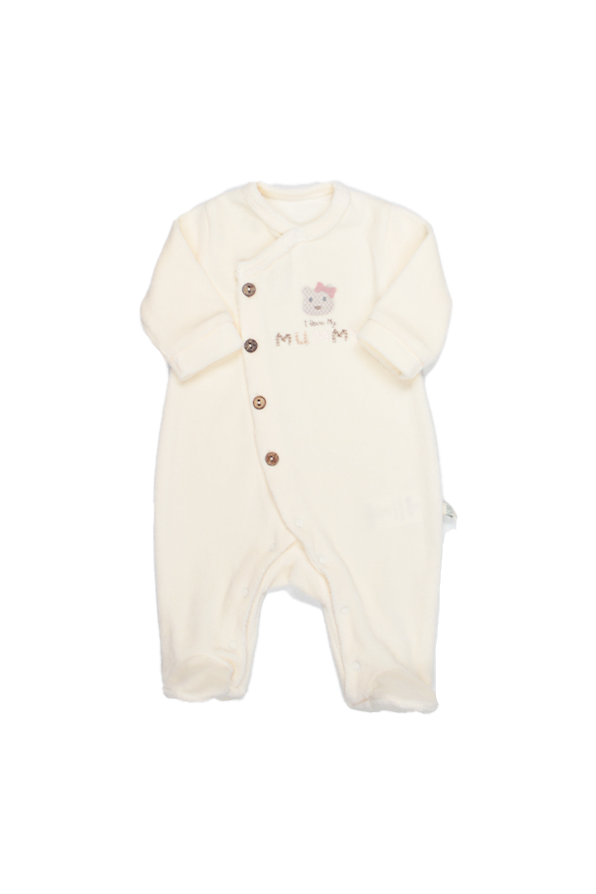 Bi̇style Tulum Kadi̇fe I Love Mummy 15123 Ekru