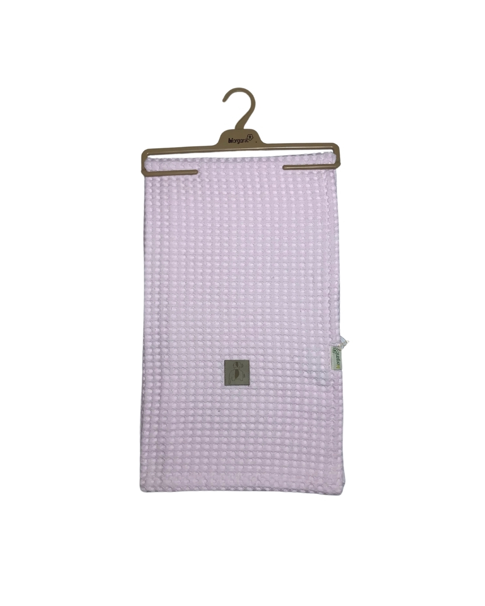 Bibaby Biorganic Bebek Pike Battaniye 100x115 cm 64712 Pembe