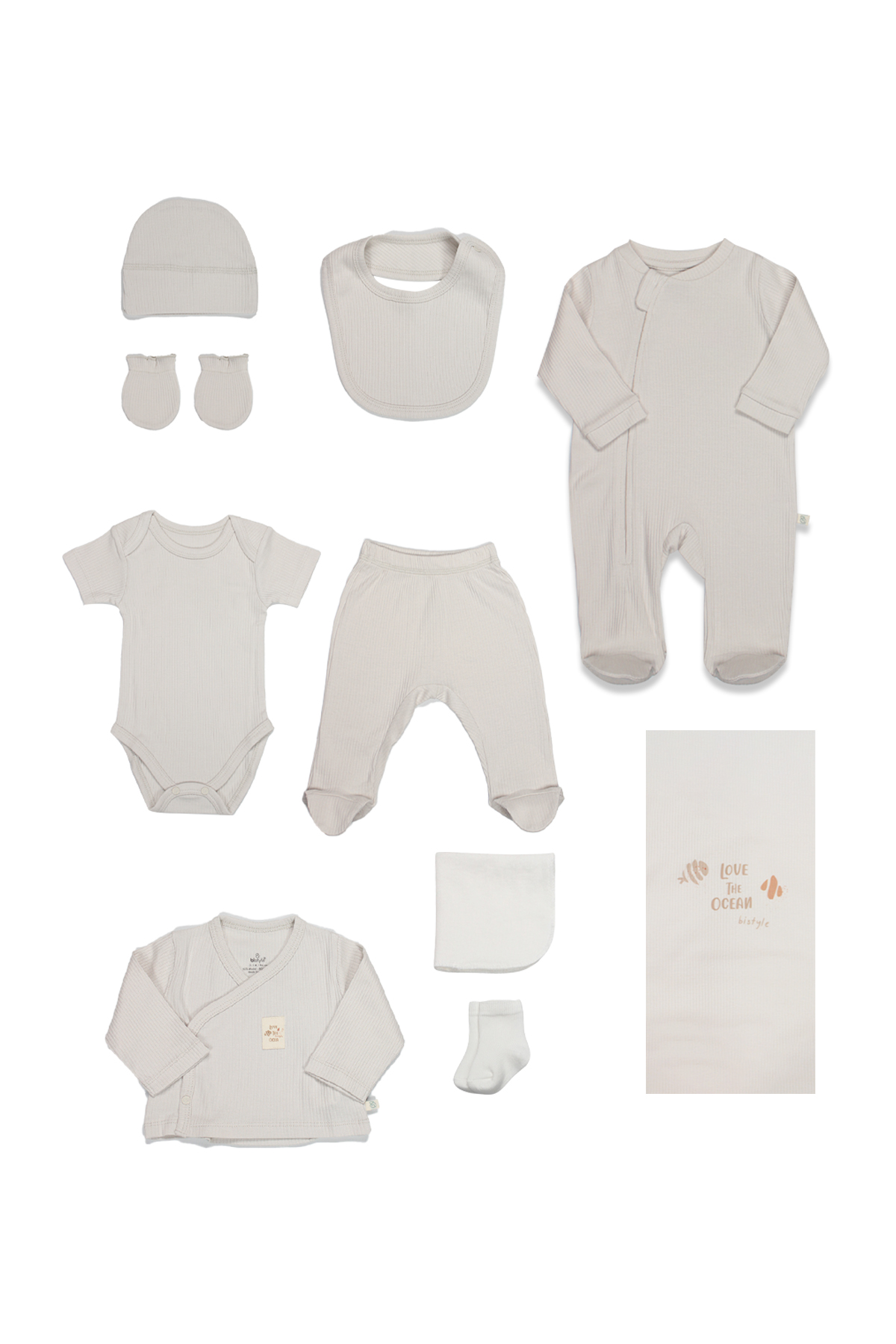 Bistyle 10'lu Hastane Çıkışı Modal The Ocean 11116 Bej