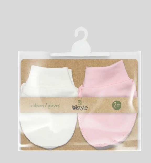 Bistyle 2Li Penye Eldiven Basıc 90108 Pembe
