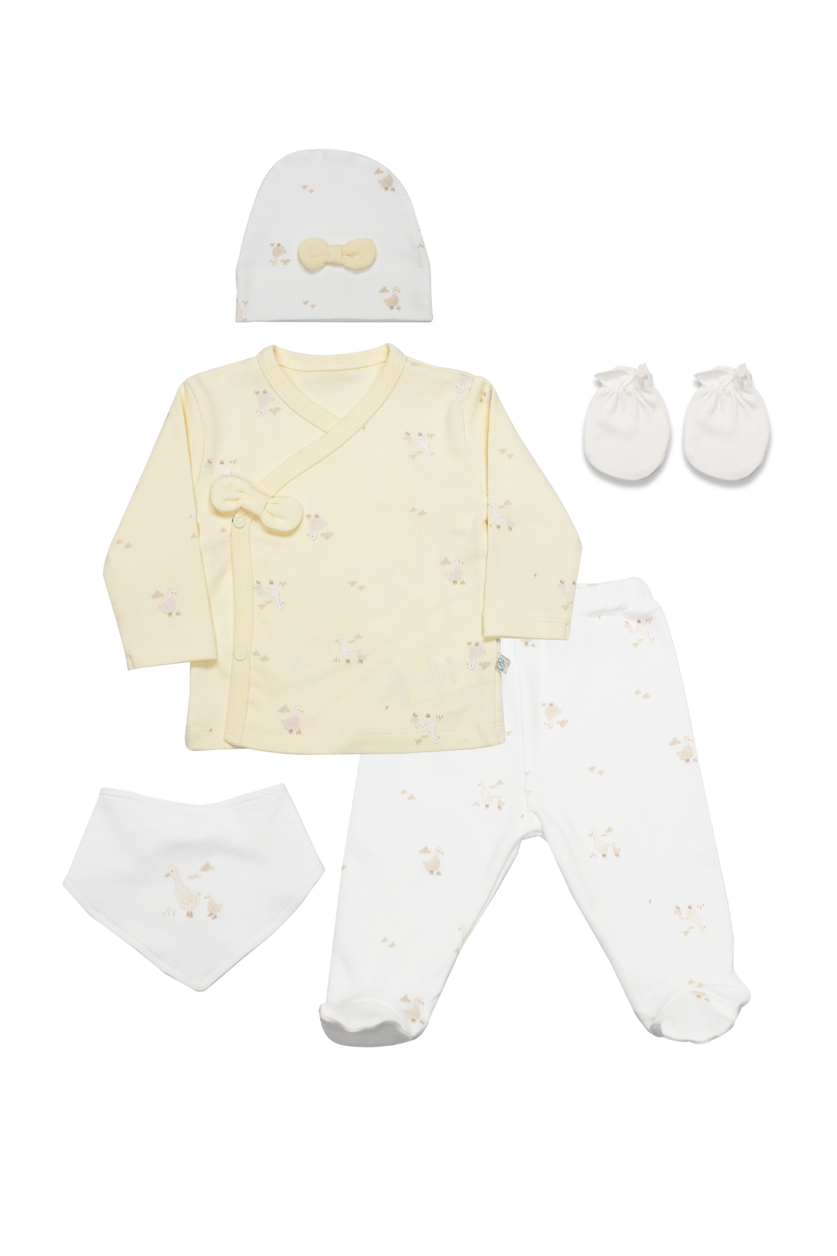 Bistyle 5Li Hastane Çıkışı Welcome Baby Duck 12103 Sarı
