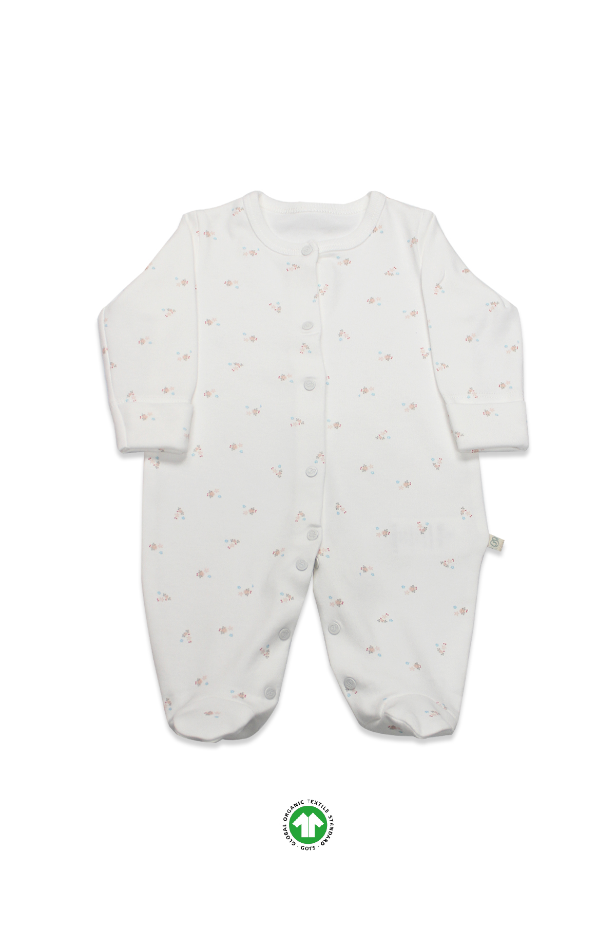 Bistyle Grow İn Love Bebe Tulum 15103 Pembe Ekru