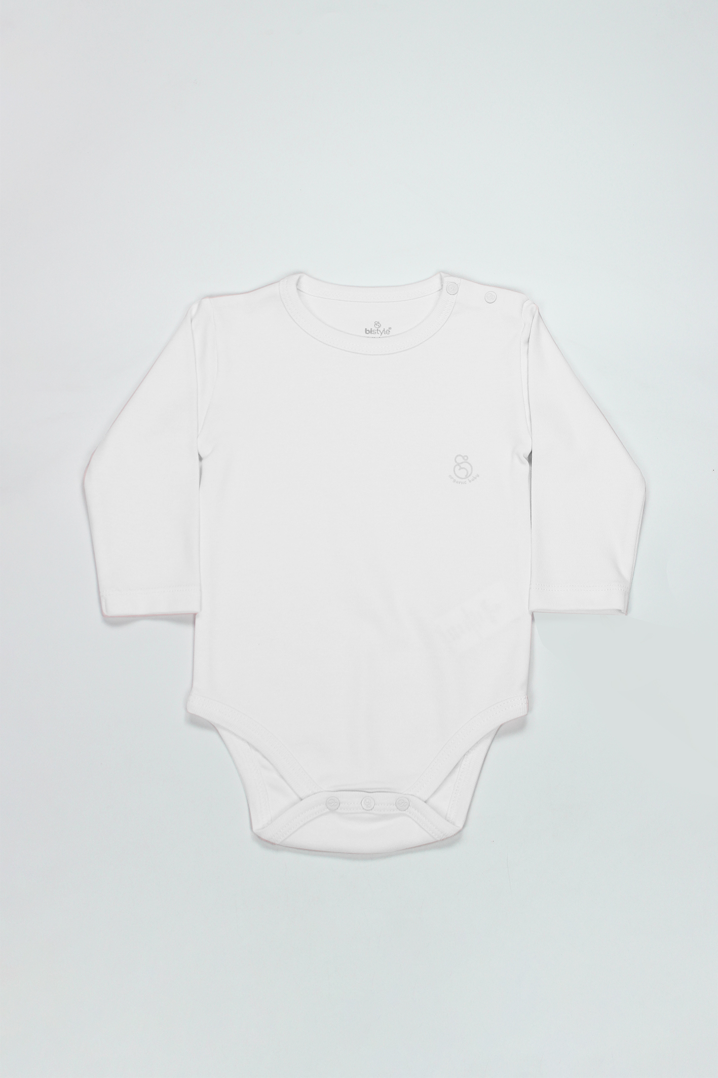 Bistyle Natural Basic Style Uzun Kol Body 17104 Beyaz