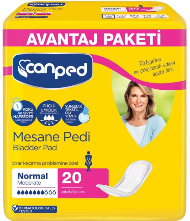 Canped Mesane Pedi Avantaj Paketi M Beden 20 Adet