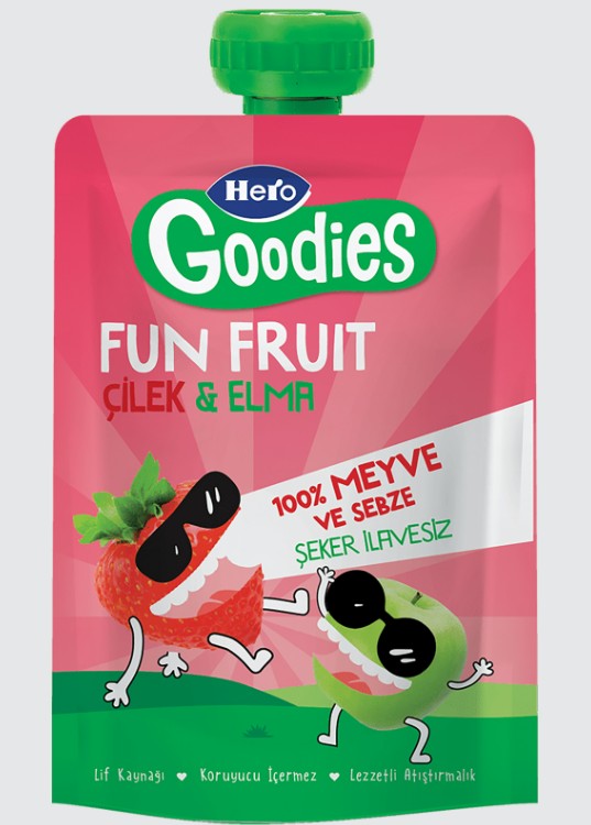 Hero Goodies Çilek Elma Havuç 100 Gr