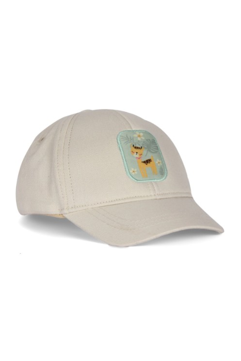 Kitti Etiketli Bebe Kız Şapka Y25140-01 Krem