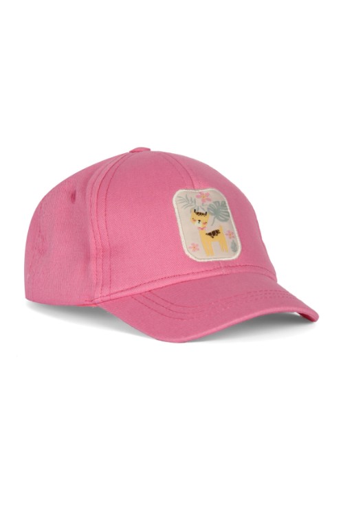 Kitti Etiketli Bebe Kız Şapka Y25140-01 Pembe