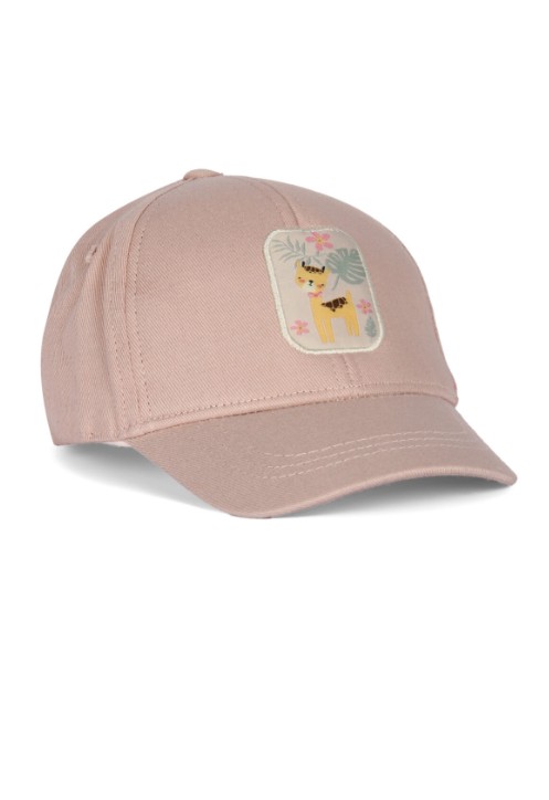 Kitti Etiketli Bebe Kız Şapka Y25140-01 Pudra