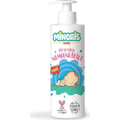 Minoris Baby Organik El Yüz ve Vücut Nemlendirici 200 ml