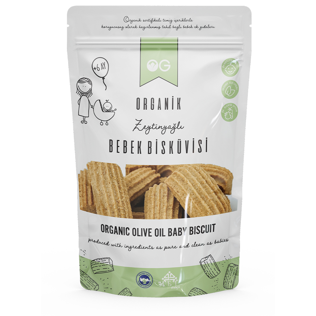 OG Natural Organik Zeytinyağlı Bebek Bisküvisi 300 Gr