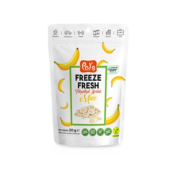 Pol’s Freeze Fresh Tropikal Serisi Muz 20 Gr