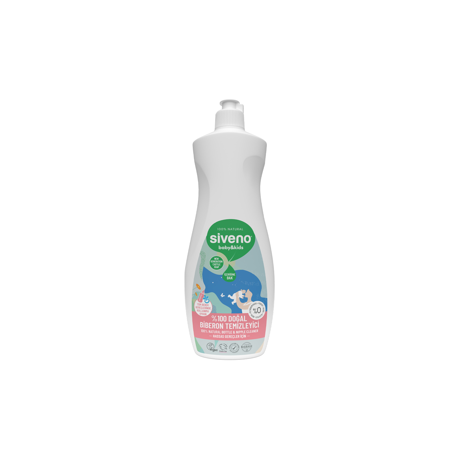 Siveno %100 Doğal Baby Emzik Ve Biberon Temizleyici 500 ml