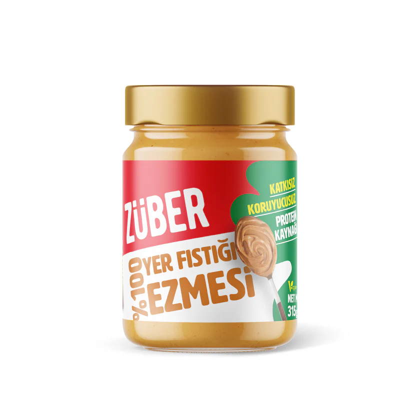 Züber %100 Yer Fıstığı Ezmesi 315 Gr