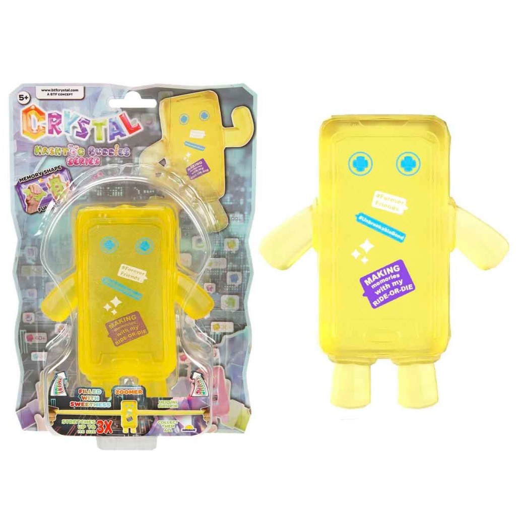 Crystal Hashtag Buddies Serisi Stretch Figür - Zoomer