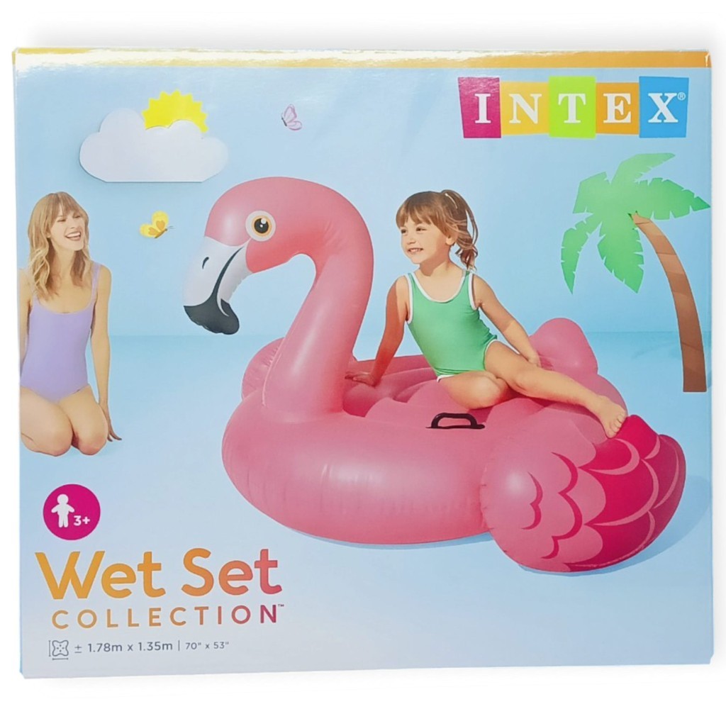 Intex  Pembe Flamingo Deniz & Havuz Binicisi (178 cm x 135 cm)