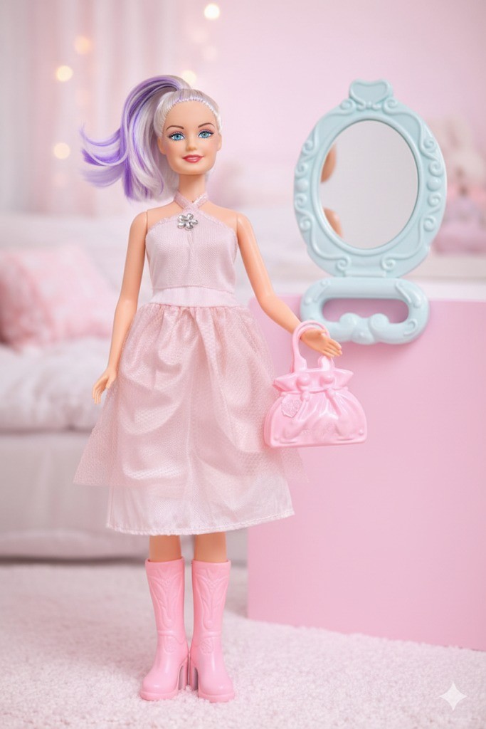 Moda Seti - Aksesuarlı 30 cm Bebek Seti