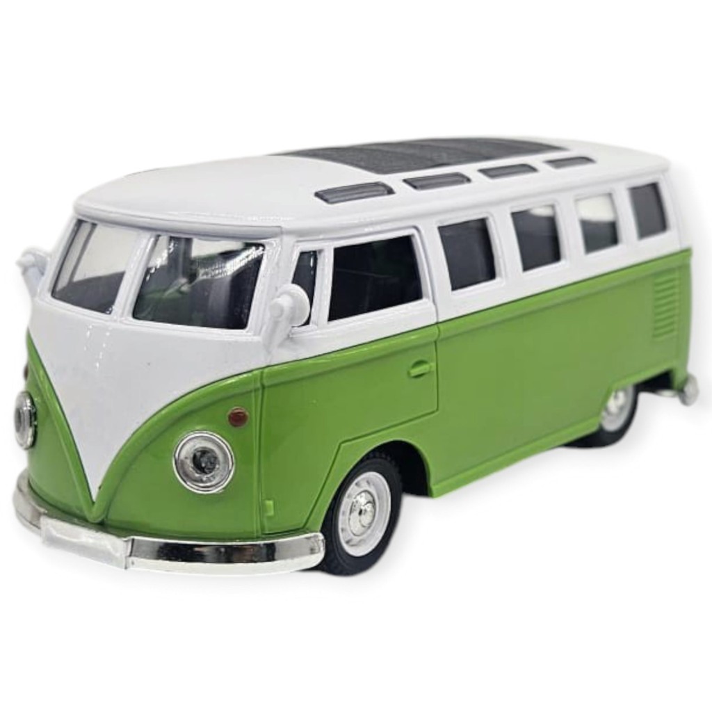 Çek Bırak Klasik T1 Vosvos Minibüs Oyuncak Araba - 14 cm Nostaljik Hippi Van