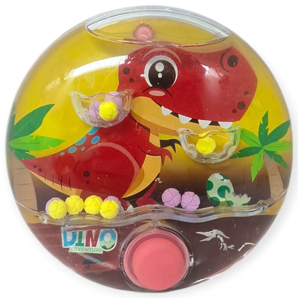 Dino Adventure Su Oyunu - Klasik Basmalı Eğlence  - Kırmızı