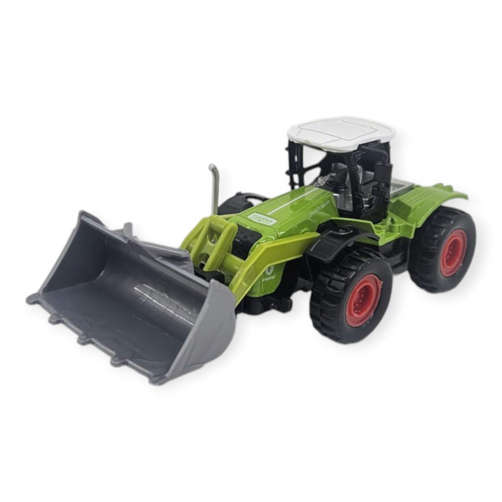 Farm Mini Oyuncak Traktör - 14 cm Kepçe Çiftlik Aracı