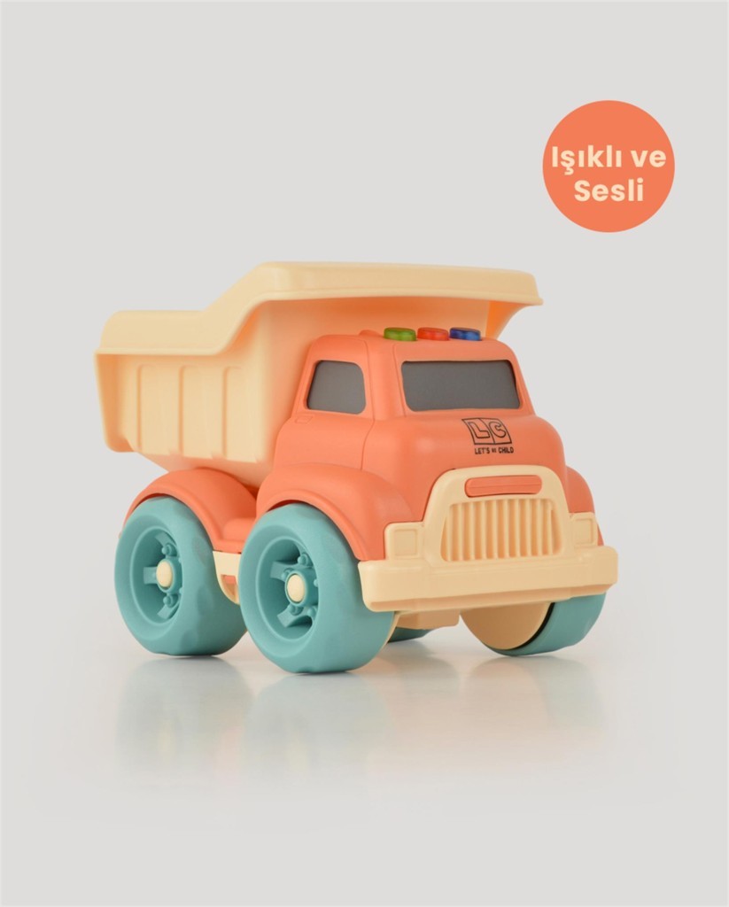 Işıklı ve Sesli Oyuncak Kamyon – Miniklerin Güvenli Eğlencesi!
