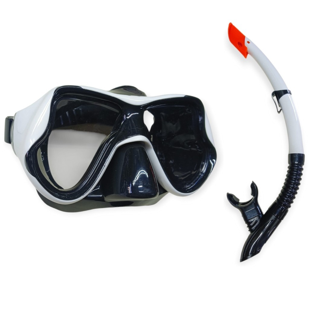 Star Diving Dalış Maskesi ve Snorkel Yetişkin - 51715-BEYAZ