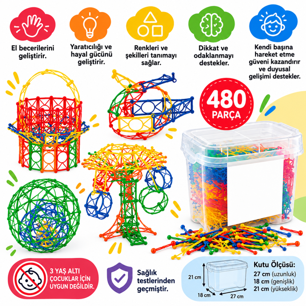 01905 MİNYATÜR PUZZLE (480PCS)
