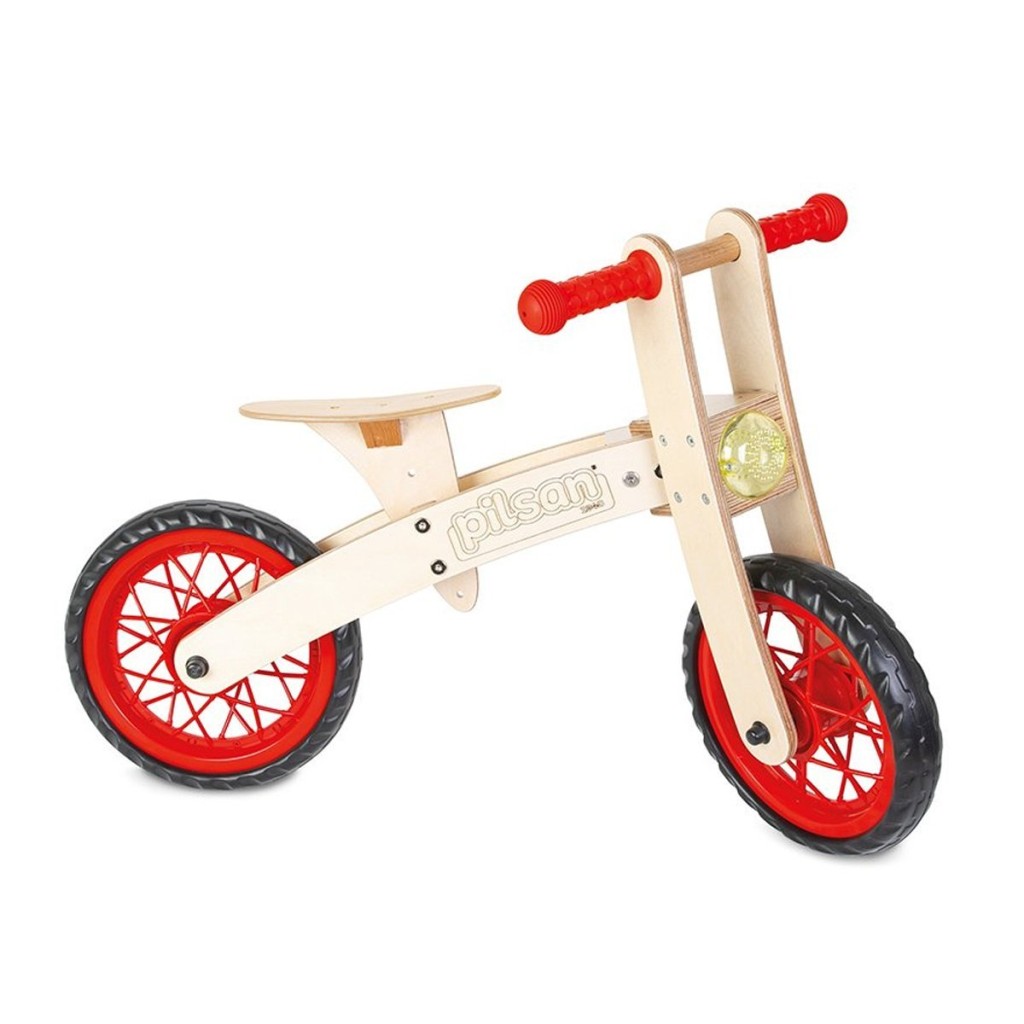 02 001 NessiWorld Freestyle Cycle - Ahşap Bisiklet Pedalsız / +24 ay