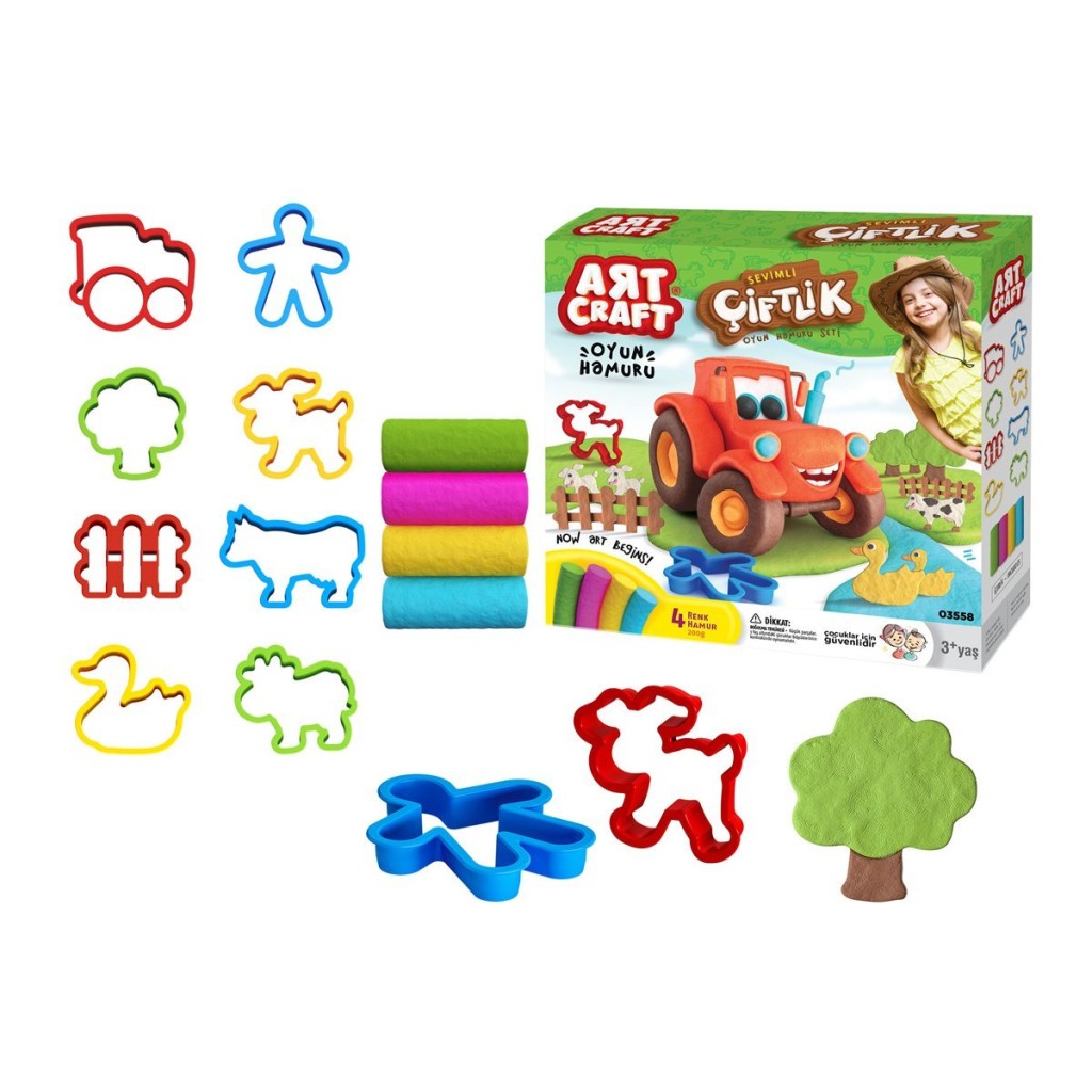 03558 Çiftlik Hamur Set 200GR